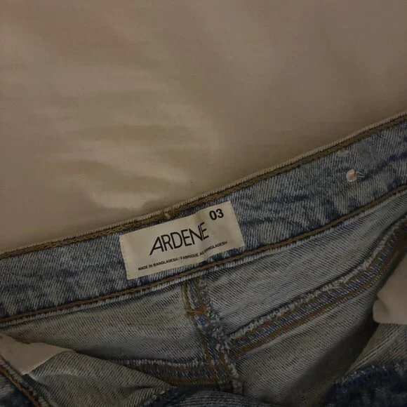 Denim Short Shorts - Picture 3 of 3